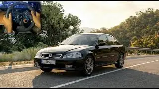 2000 Honda Civic Vi RS | Realistic drive gameplay | Logitech G29 | Boss POV