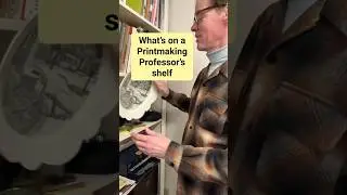What&rsquo;s on a Printmaking Professor&rsquo;s Shelf: Engraving & Ceramics, Andrew Raftery