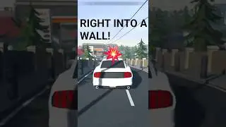 RIGHT INTO THE WALL! #schedule1game #carcrash #funnyshorts #gamingshorts #gaming #gamingbloopers