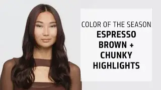 Espresso Brown Hair + Chunky Highlights | Goldwell Color of the Season | Goldwell Education Plus
