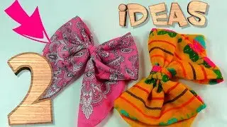 MOÑO  MEXICANO DE PAÑUELO/MOÑO DE MARIACHI SIN COSER EN 5 MIN. FIESTAS MEXICANAS