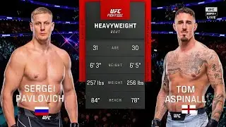 Tom Aspinall vs Sergei Pavlovich