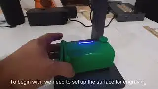Laser engraving on plastic (laserpecker2) - plastic bin and cable adapter - PART 1