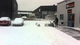 Sn&ouml;slunga CayRo 7LX sn&ouml;r&ouml;jning i bl&ouml;t sn&ouml; del 3