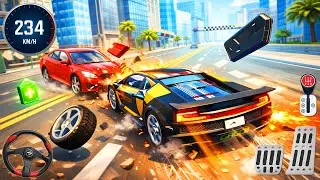 Crazy Rush 3D &ndash; Car Racing Gameplay &ndash; City Tracks & Chaos (iOS, Android)