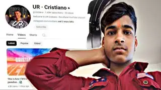 Cristiano Ronaldo Made a YouTube Channel? @cristiano