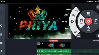 Kinemaster Name Video Editing | Tiktok New Trend | Name Video Editing In Kinemaster | #nameart