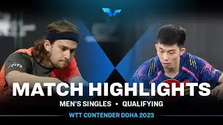 Zhou Kai vs Cristian Pletea | MS Qual | WTT Contender Doha 2023