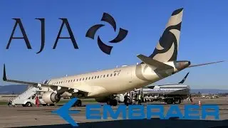 HD RARE Al Jaber Aviation Embraer Lineage 1000 A6-AJH Takeoff from San Jose International Airport