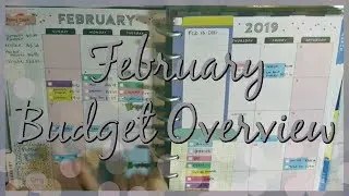February Budget Overview | Budget Planning in my Happy Planner