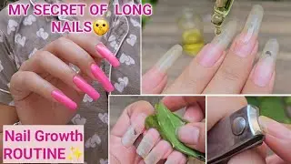My Secret NAIL Growth ROUTINE- Daily, Weekly & Monthly | Glow Yourself