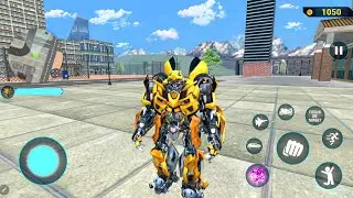 Bumblebee New Robot Jet Bike Car Transformation Game 2020 - Android Gameplay