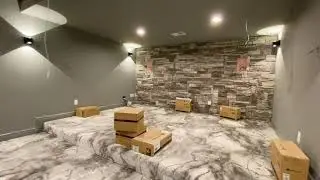 GORGEOUS BASEMENT WITH HOME THEATER - Overland Park, Kansas | Empire Remodeling KC