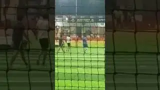 Turf football fight scene 💥💥