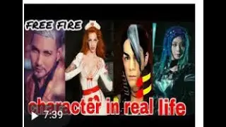FREE FIRE CHARECTER IN REAL LIFE JOSEPH HAYATO AND MANY MORE