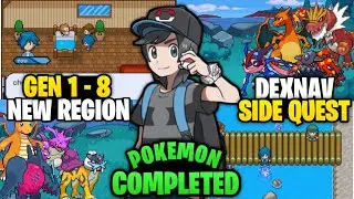 NEW Pokemon GBA ROM HACKS with NEW REGION, GEN 1-8, CFRU, SIDE QUESTS, EXP SHARE & many more !!