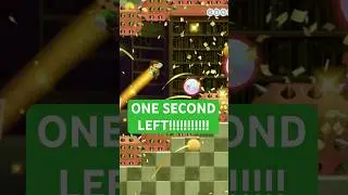 WITH ONE SECOND LEFT!! #mario #nintendo