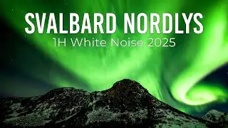 Svalbard Polar Night Whispers | Norske Nordlys White Noise 1H 2025