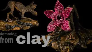 Demodog from Stranger Things | Clay Craft Art👾🎨