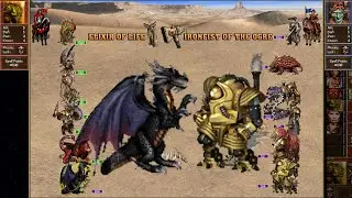 Heroes 3 COMBAT One year growth Dungeon vs Factory Artifact HoTA v1.7 L7ab
