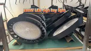led high bay light 100w 150w 200w 6500k  150lm export high quality project model