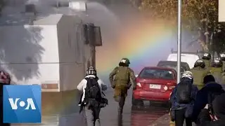 Students and Police Clash During Protest in Chile