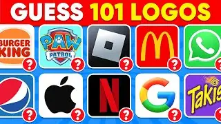 Угадай логотип за 2 секунды 🍏🤔🌈 101 знаменитый логотип | Викторина по логотипам 2025