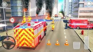 Fire Truck Rescue Emergency Driver 2019 - 911 Fire Engine Truck - Android Gameplay FHD