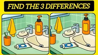 Spot The 3 Differences | Can You Find Them All ?  #video #viral #spotthedifference #16 