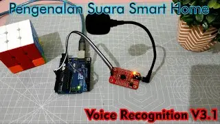 Tutorial Cara Menggunakan & Program Voice Recognition V.3 Modul Dengan Arduino Menyalakan LED(Lampu)