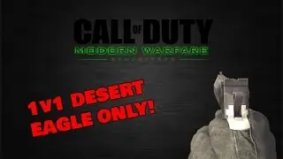 1v1 DESERT EAGLE Only Gameplay COD 4 Remastered