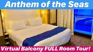 Anthem of the Seas! | Full Room Tour | Interior Virtual Balcony #13631| The Best Room Layout EVER!