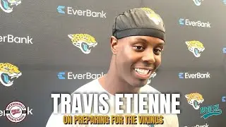 Jacksonville Jaguars RB Travis Etienne on his health status, QB Mac Jones, facing the Vikings
