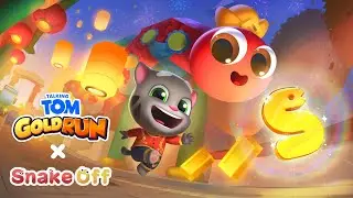 Ready for a Snake Off?! 🐍😎 Talking Tom Gold Run (Trailer)
