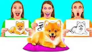 Who Draws it Better Take The Prize | Parenting Hacks by 4Fun Challenge