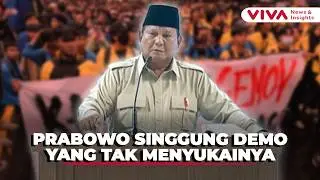 Prabowo Buka-bukaan soal Demonstrasi yang Menentangnya