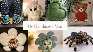 A Year of Creating with Wool | My Handmade Felt Journey 🤍