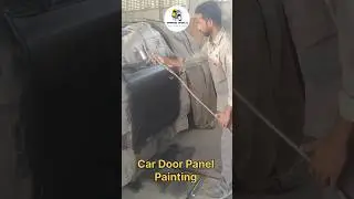 Car Door Panel Painting | Car Restoration #shorts #carpainting