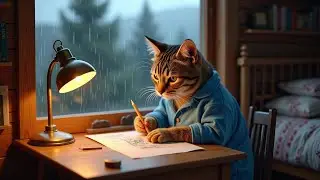 Tiny Cat's Rustic Rainy Cabin Vlog! 🏡🌧️🐾