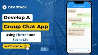 Develop a group chat using flutter and socket.io from scratch || Absolute Beginner Friendly