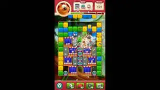 Toon Blast Level 10395 - NO BOOSTERS 🐻🐺🐱 | SKILLGAMING ✅