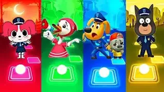 Sheriff Labrador 🆚 Police Officer 🆚 Sheriff Labrador 💤 tiles hop EDM Rush