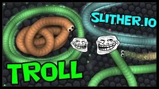TROLL MOMENTY - slither.io #4 | HD 60FPS