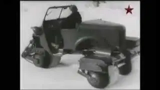 MVTou 1 and walking vehicle in action