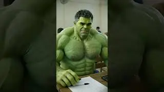 HULK 🧟&zwj;♂️ BANA POLICE 👮 OFFICER 🤐 #hulksmash #shorts #animation #hulk  @HULK_ANIMATION_2M