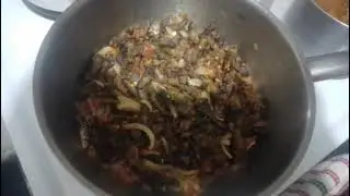 Catapilars ,Red beans and beef 🥩 stew