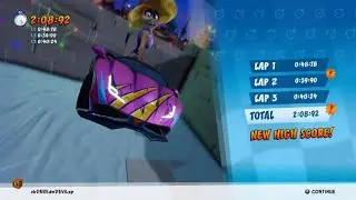 CTR: Nitro-Fueled - Twilight Tour Time Trial in 2:08.92