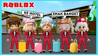 Aku Dan Adiku Terpaksa Harus Pergi Ke Hotel Di Roblox Brookhaven ft @Shasyaalala