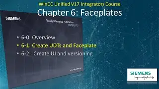 WinCC Unified V17 # 22: Create Faceplates  &  UDTs 🧑🍽️ #WinCCGURU