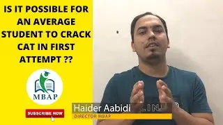 Is it Possible for an Average Student to Crack CAT in First Attempt ??